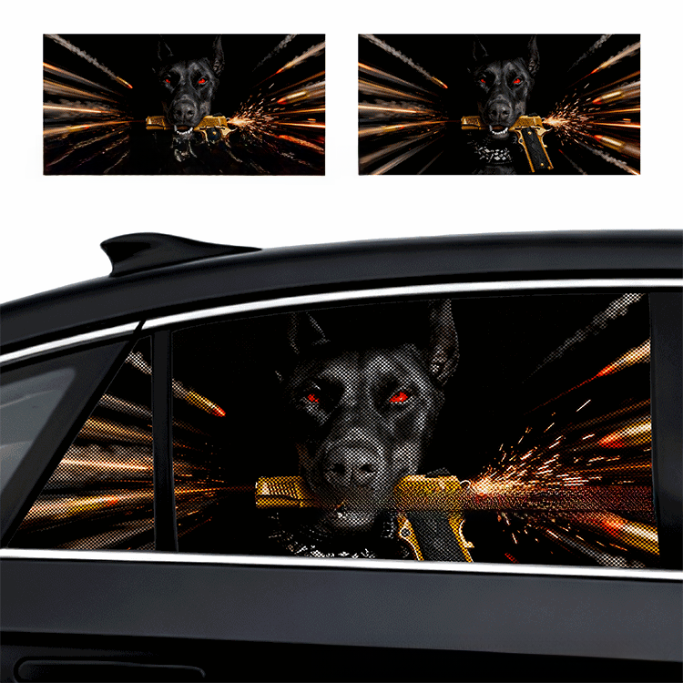 Window Manifesto: High-Impact Car Glass Stickers & Decals