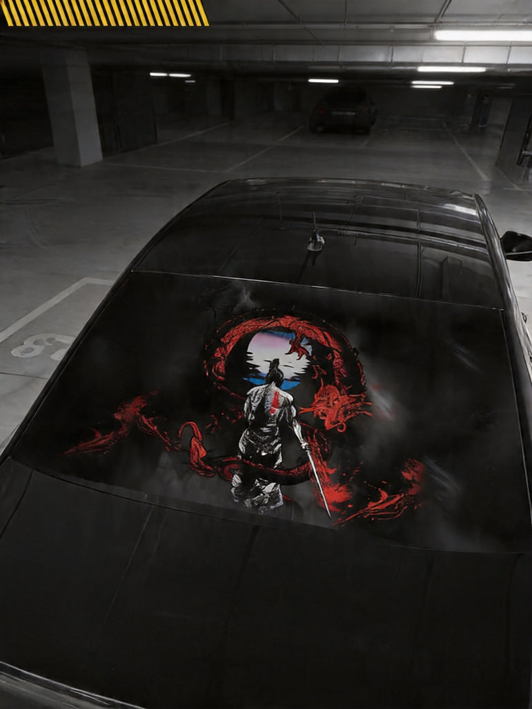 Rear Window Car Sticker – Style & Protection