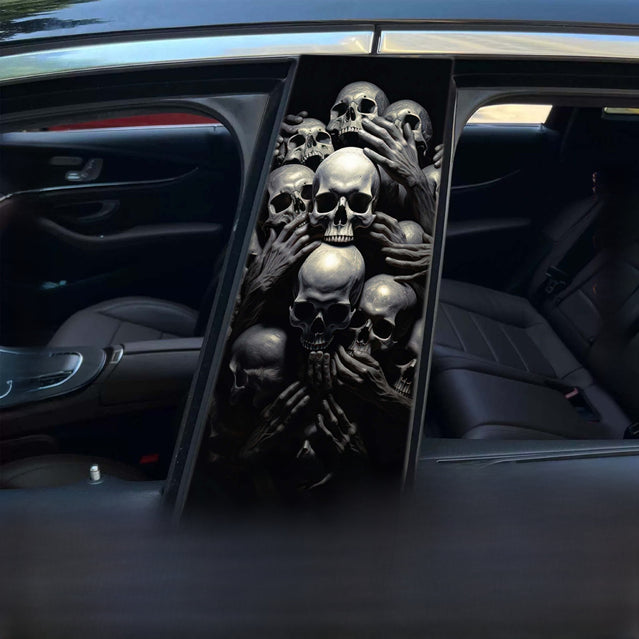 Halloween B-Pillar Protection Decals for Car Styling